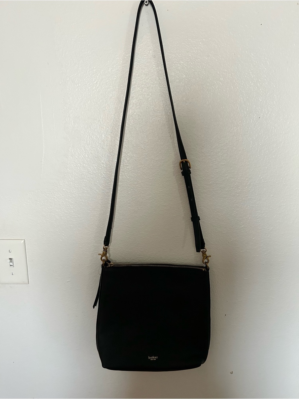 Botkier Beatrice Leather Crossbody Bag with Front Zip Pocket - Picture 8 of 11